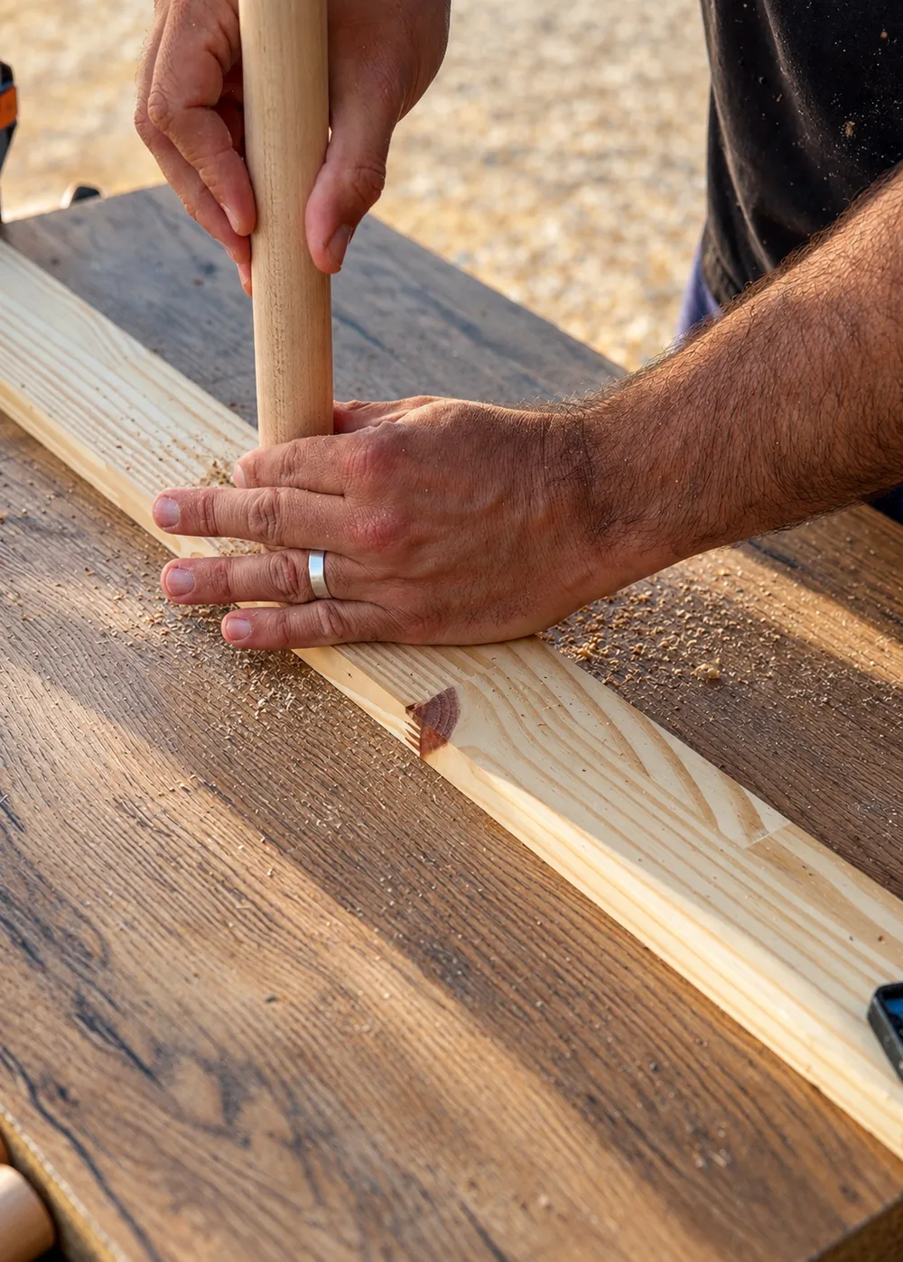Fabrication artisanale d’un jeu en bois XXL par Events Loc’